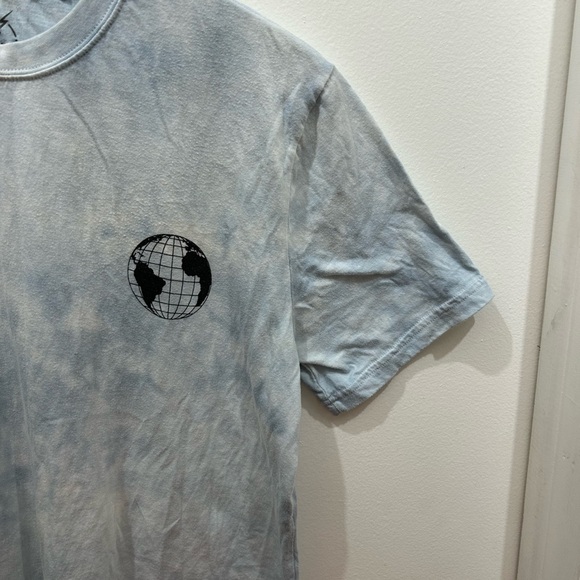 Men's Blue Tie-Dye T-Shirt - Picture 4 of 6